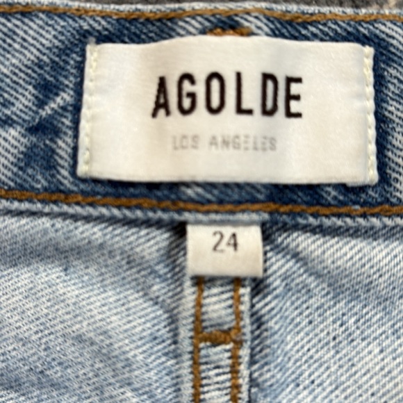 Agolde 90s Pinch Waist Straight Leg Organic Cotton Jeans 24 - Picture 11 of 13